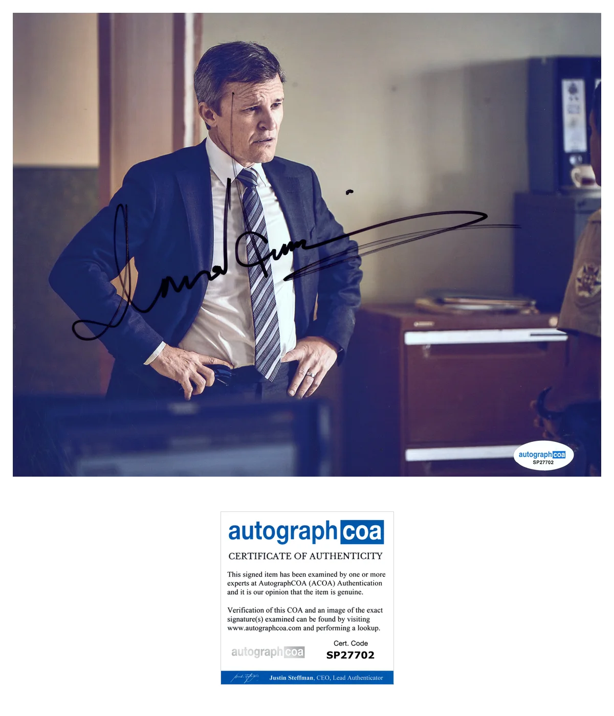 Damon Herriman — Damon Herriman ‘The Tourist’ Signed 8x10 Photo ‘Detective Lachlan Rogers’ ACOA
