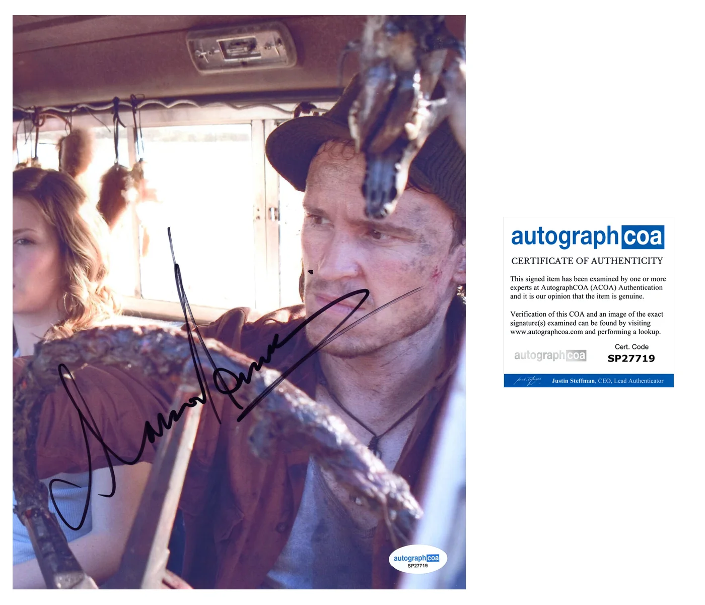Damon Herriman — Damon Herriman ‘House Of Wax’ Signed 8x10 Photo ‘Roadkill Driver’ ACOA