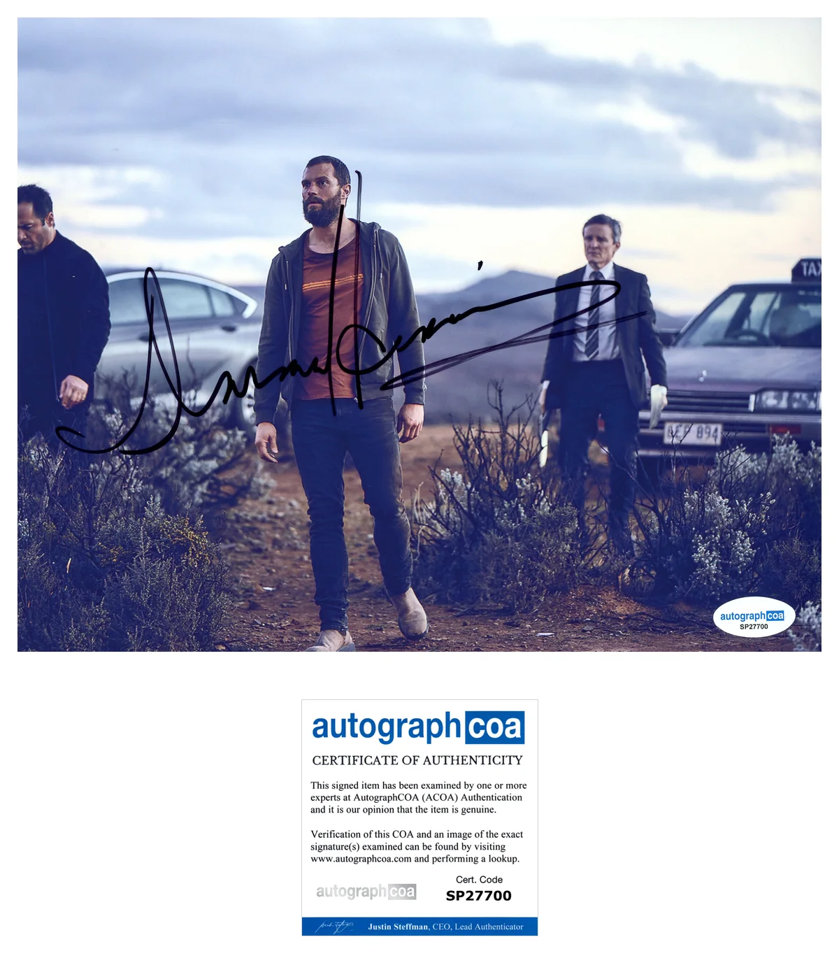 Damon Herriman — Damon Herriman ‘The Tourist’ Signed 8x10 Photo ‘Detective Lachlan Rogers’ ACOA