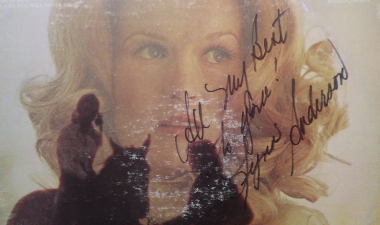 Lynn Anderson — Lynn Anderson Signed Outlaw Album W/ Vinyl Autograph with HOLOGRAPHIC COA, изображение 2