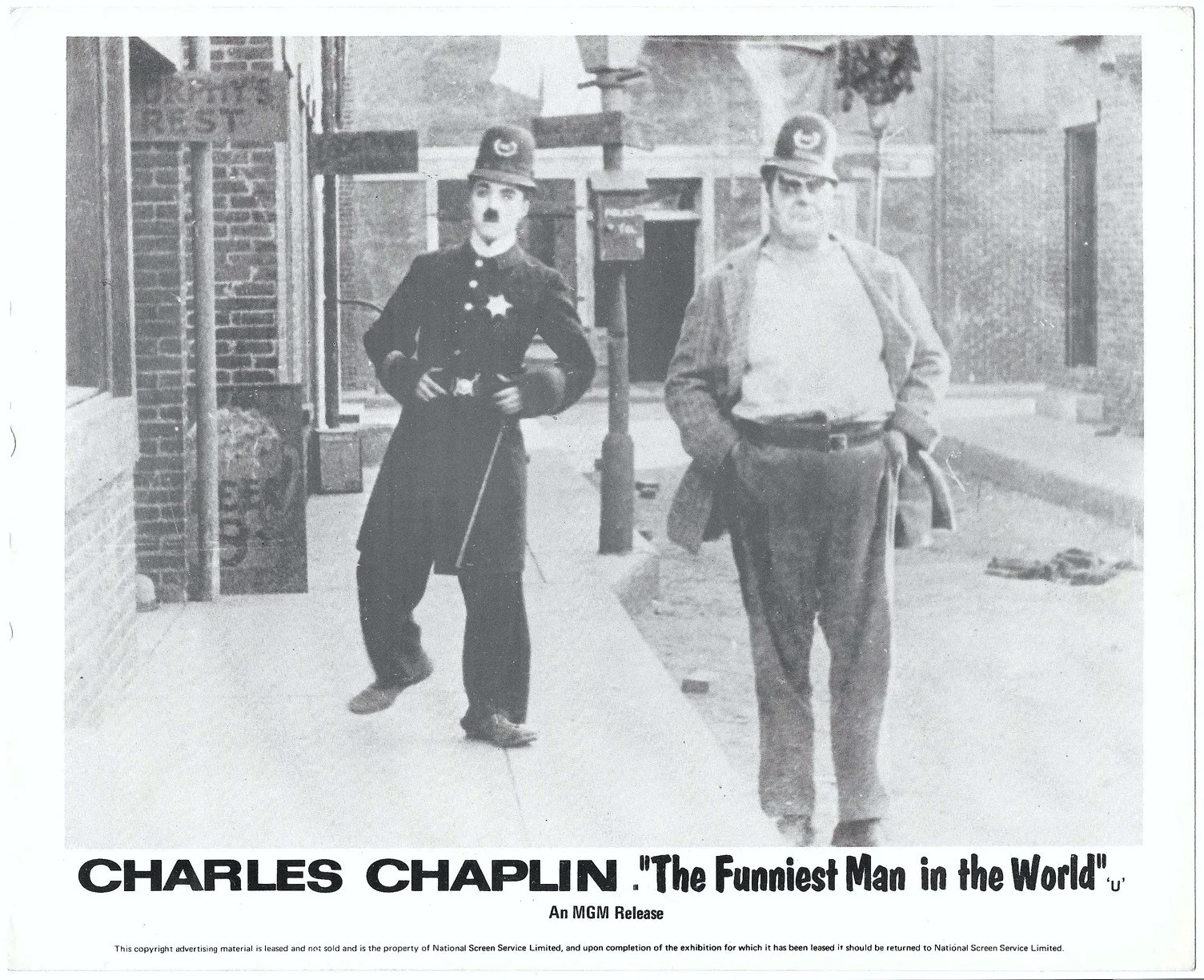 Charles Chaplin The Funniest Man in the World 6 ORIGINAL UK FOH Lobby Cards 1967, изображение 2