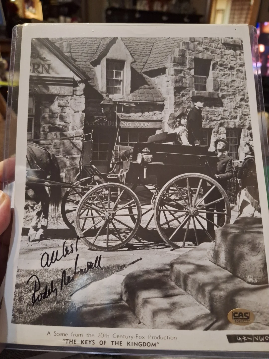 roddy mcdowell — Roddy McDowell Signed 1944 Studio Promotional 8x10 B/W Photo CAS COA