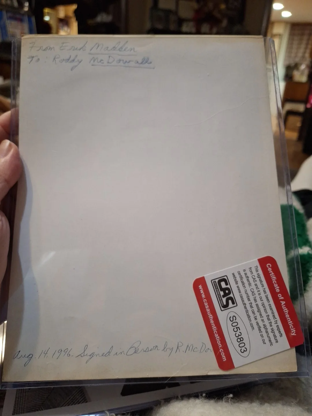 roddy mcdowell — Roddy McDowell Signed 1944 Studio Promotional 8x10 B/W Photo CAS COA, image 3