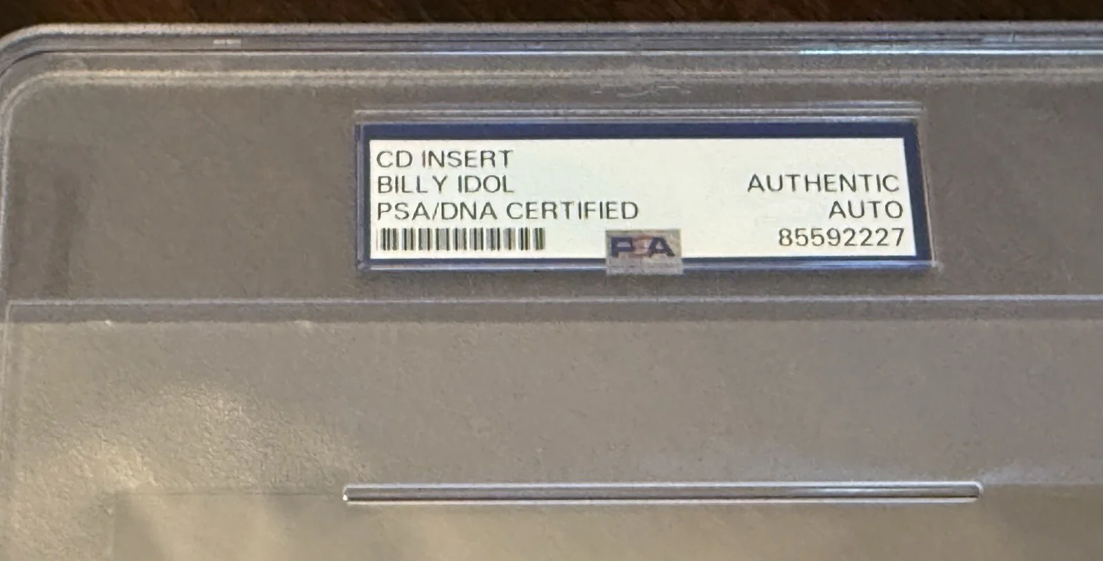 Billy Idol Signed CD Insert “Dream Into It” PSA!!!, изображение 2