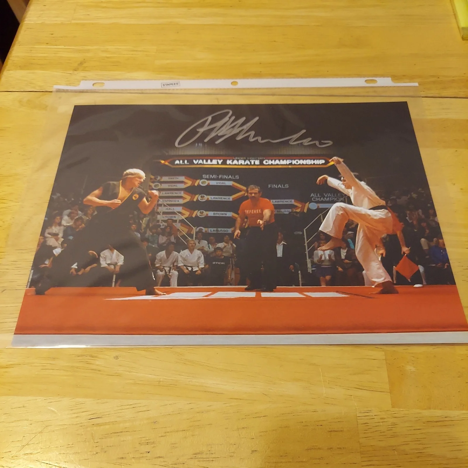 Ralph Macchio — RALPH MACCHIO Signed Auto 8x10 Photo THE KARATE KID Autograph COBRA KAI Bam Box, image 2