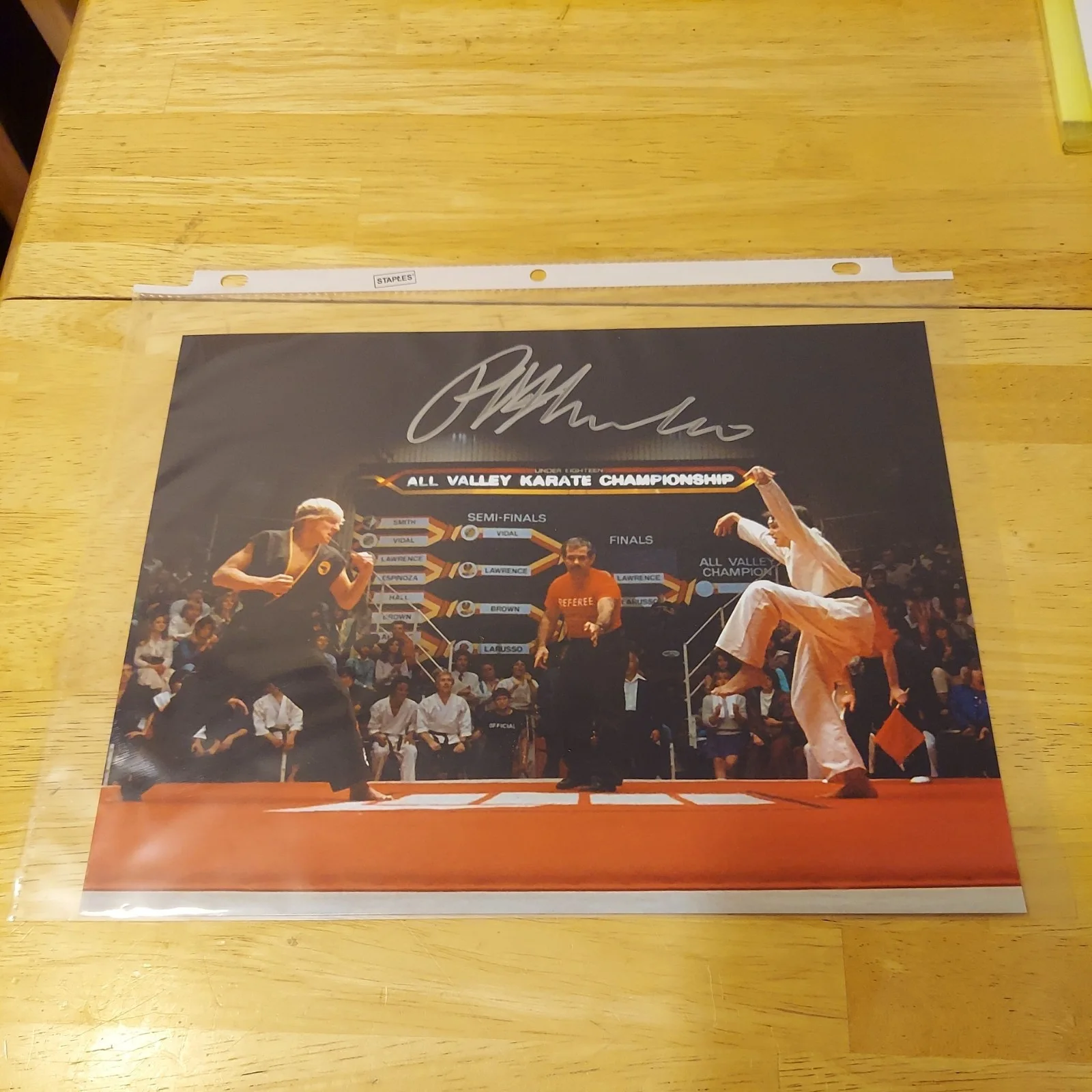 Ralph Macchio — RALPH MACCHIO Signed Auto 8x10 Photo THE KARATE KID Autograph COBRA KAI Bam Box, image 3
