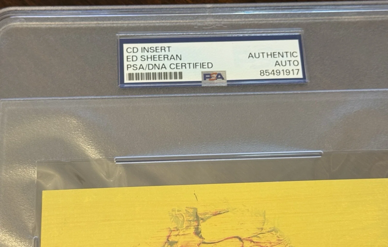 Ed Sheeran Signed CD Lot Of Two PSA!!!, image 3