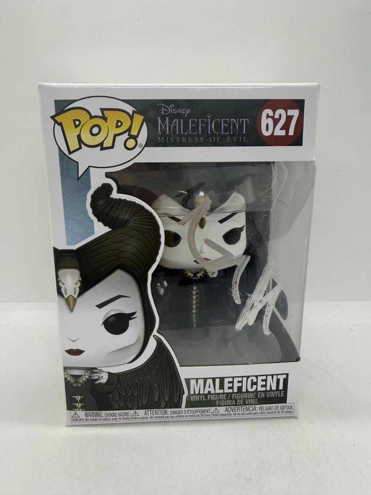 angelina jolie — Angelina Jolie Signed Malificent Mistress Of Evil Funko Pop #627 SWAU