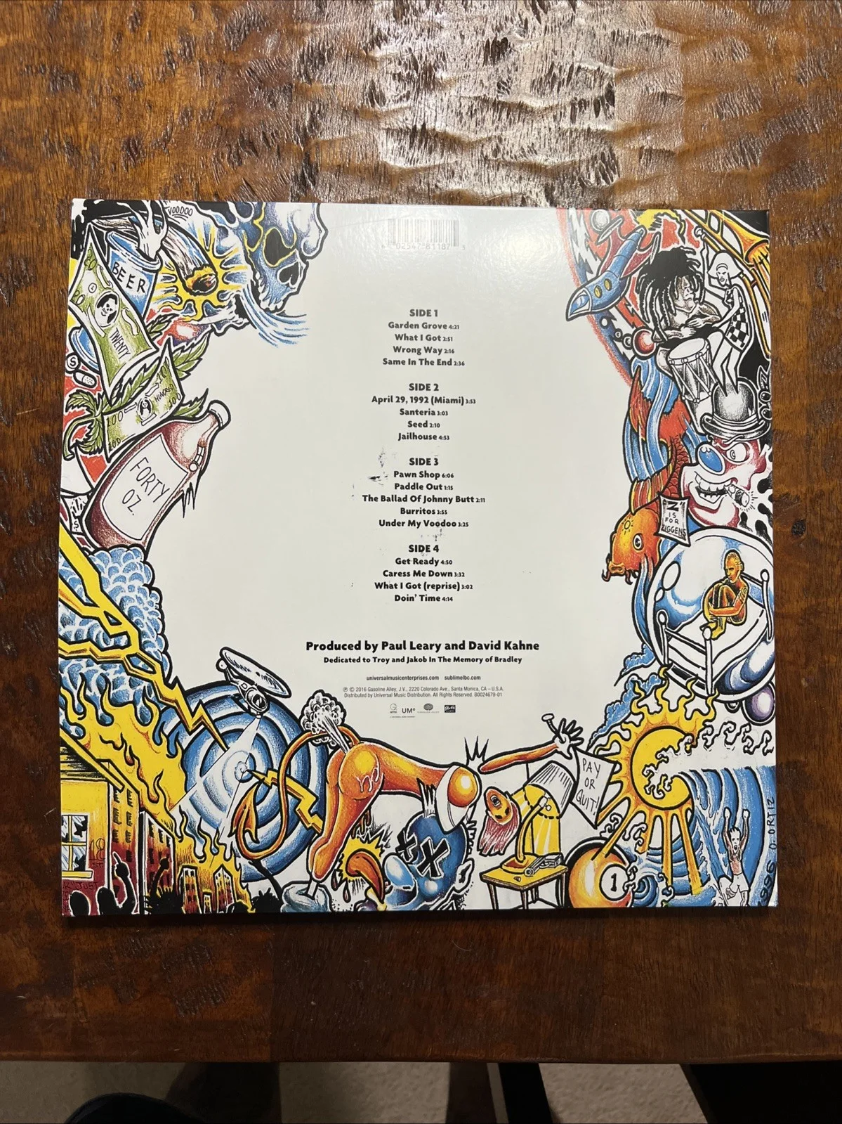 Eric Wilson Signed Sublime Vinyl Record LP JSA Coa Autographed, image 5