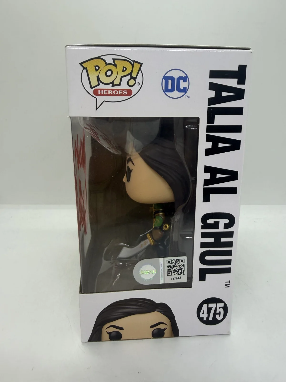 marion cotilliard — Marion Cotilliard SIGNED Batman Talia Al Ghul FUNKO POP #475 SWAU #2, image 2