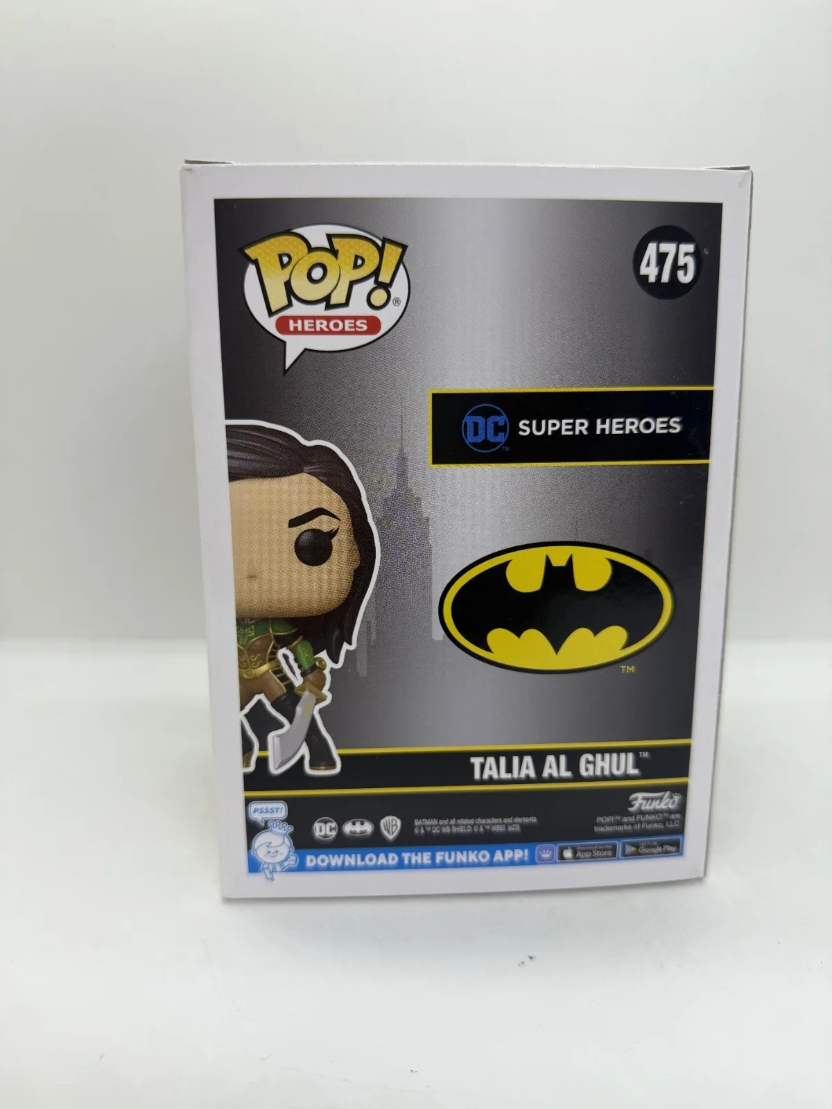 marion cotilliard — Marion Cotilliard SIGNED Batman Talia Al Ghul FUNKO POP #475 SWAU #2, image 4