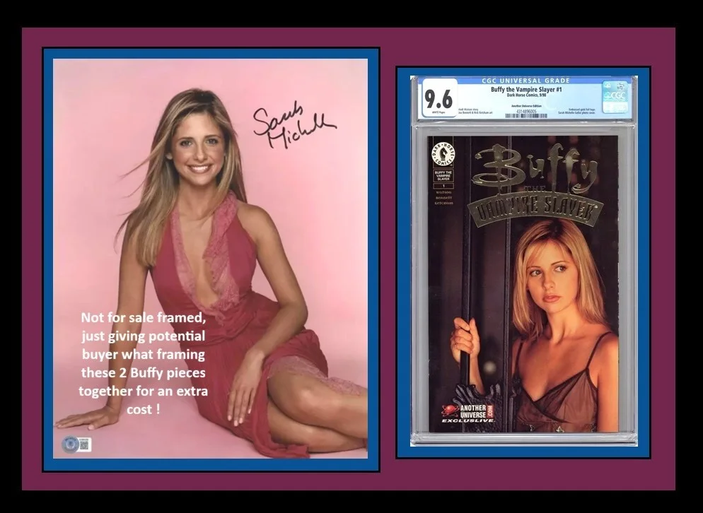 Sarah Michelle Gellar — Sarah Michelle Gellar Auto Signed 11 x 14 & Buffy the Vampire Slayer Comic # 1, изображение 4