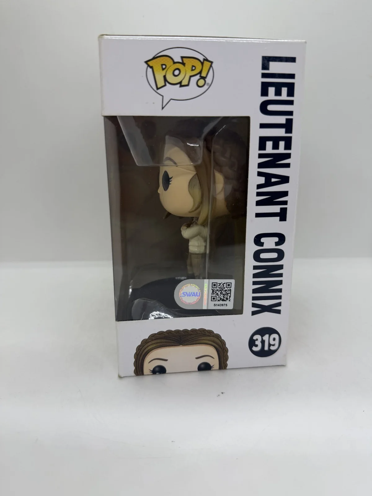 billie lourd — Billie Lourd Signed Star Wars Last Jedi Lieutenant Connix Funko Pop #319 SWAU, изображение 2