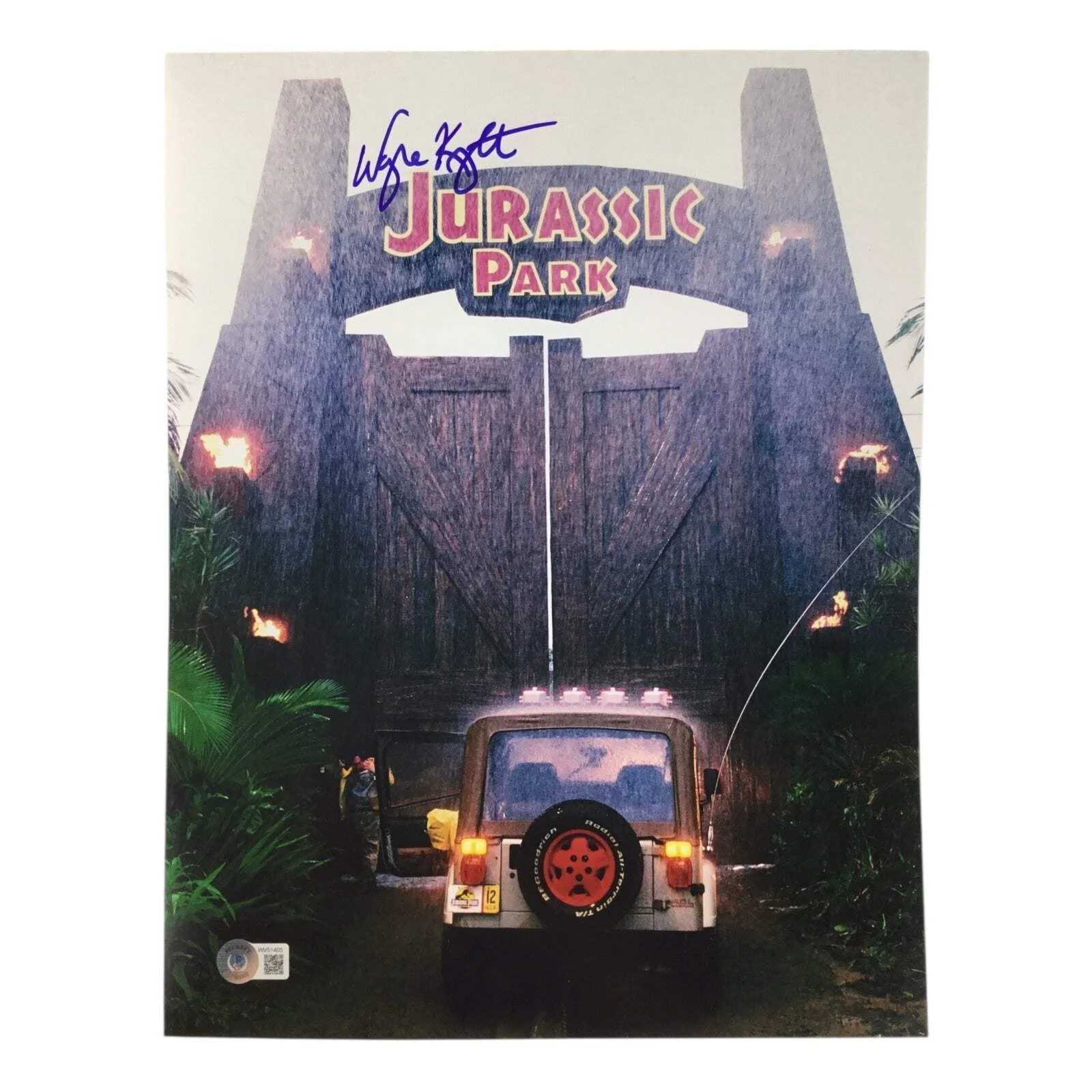 Wayne Knight — Wayne Knight Signed 11x14 Photo - Jurassic Park (Beckett Certified)