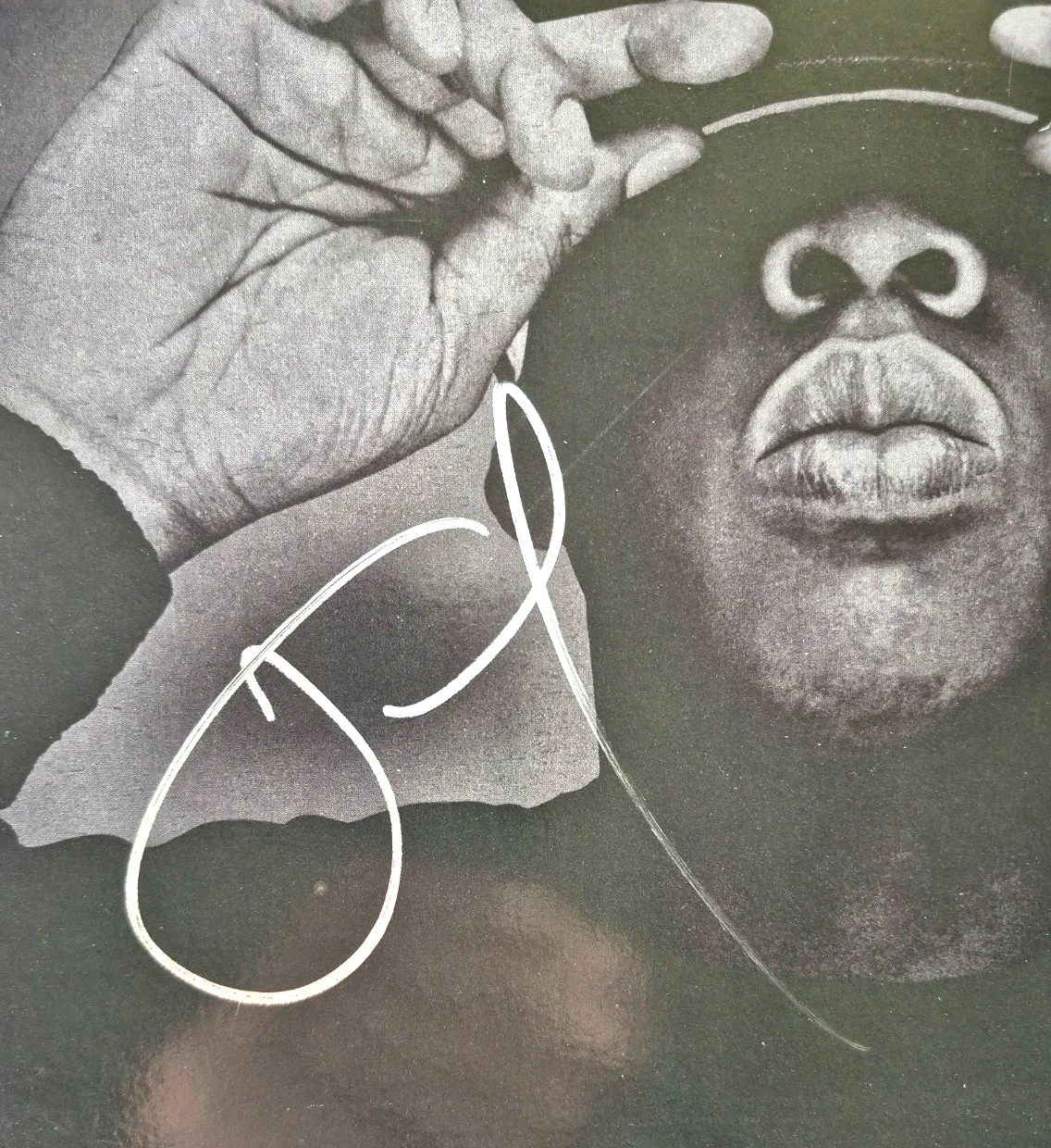 JAY-Z SIGNED AUTOGRAPHED THE BLACK ALBUM VINYL HOVA BEYONCE BLUEPRINT JSA COA, image 2