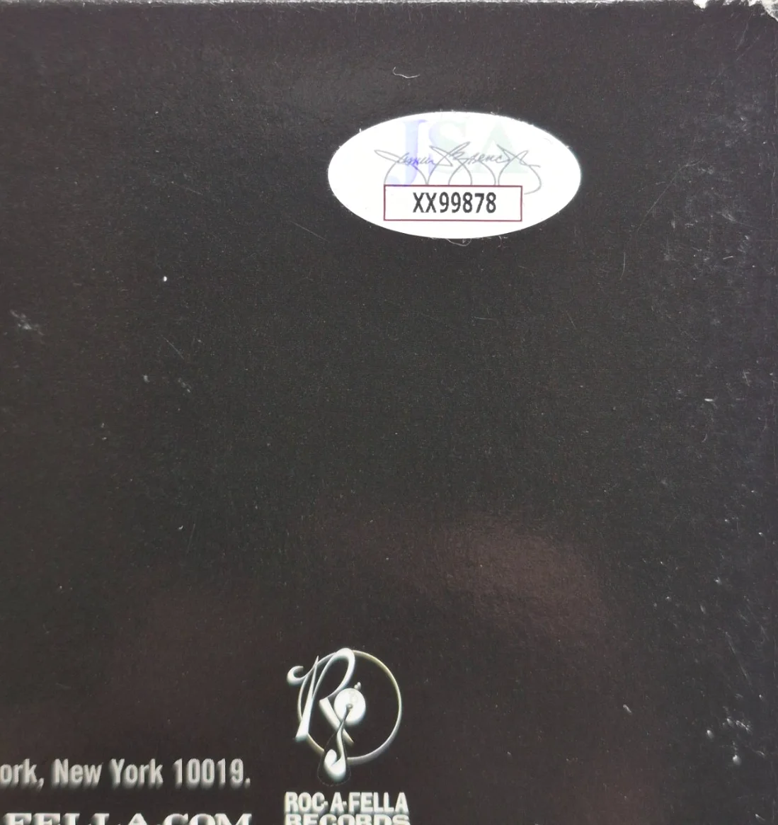 JAY-Z SIGNED AUTOGRAPHED THE BLACK ALBUM VINYL HOVA BEYONCE BLUEPRINT JSA COA, image 4