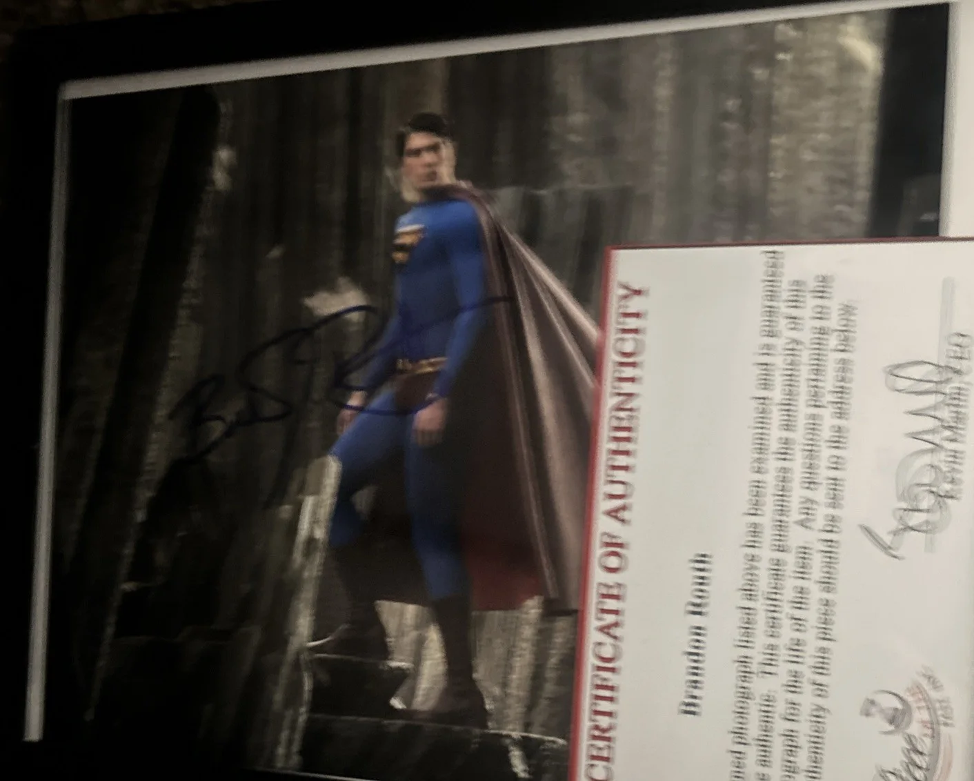 brandon routh signed, image 2
