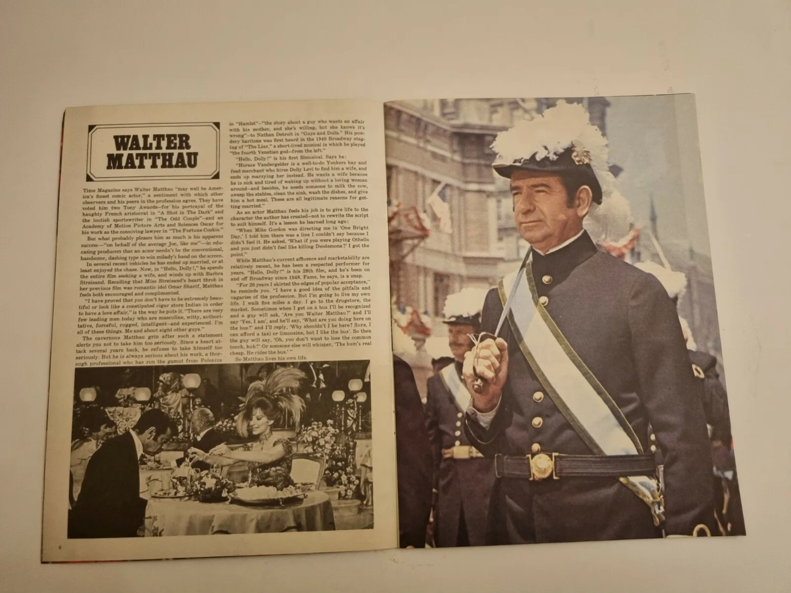 Cinema Programme Hello Dolly - Barbra Streisand Walter Matthau Michael Crawford, image 5