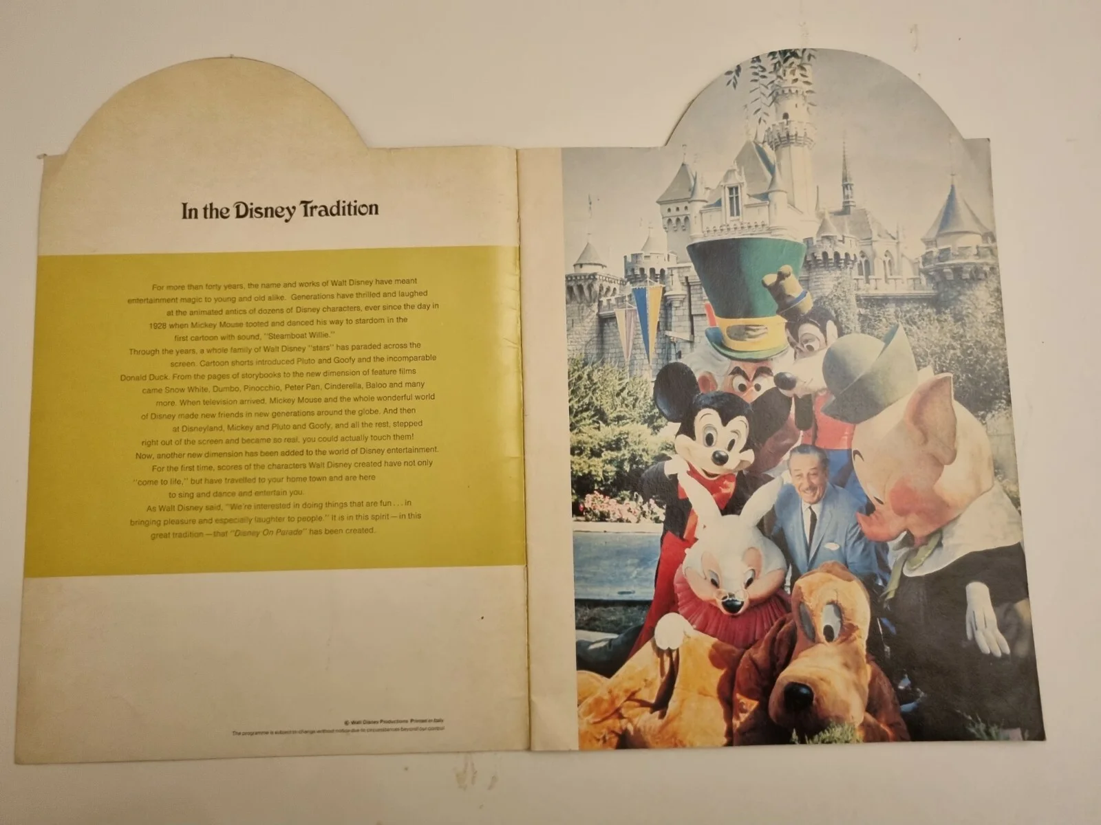 Disney On Parade Cinema Programme, image 2