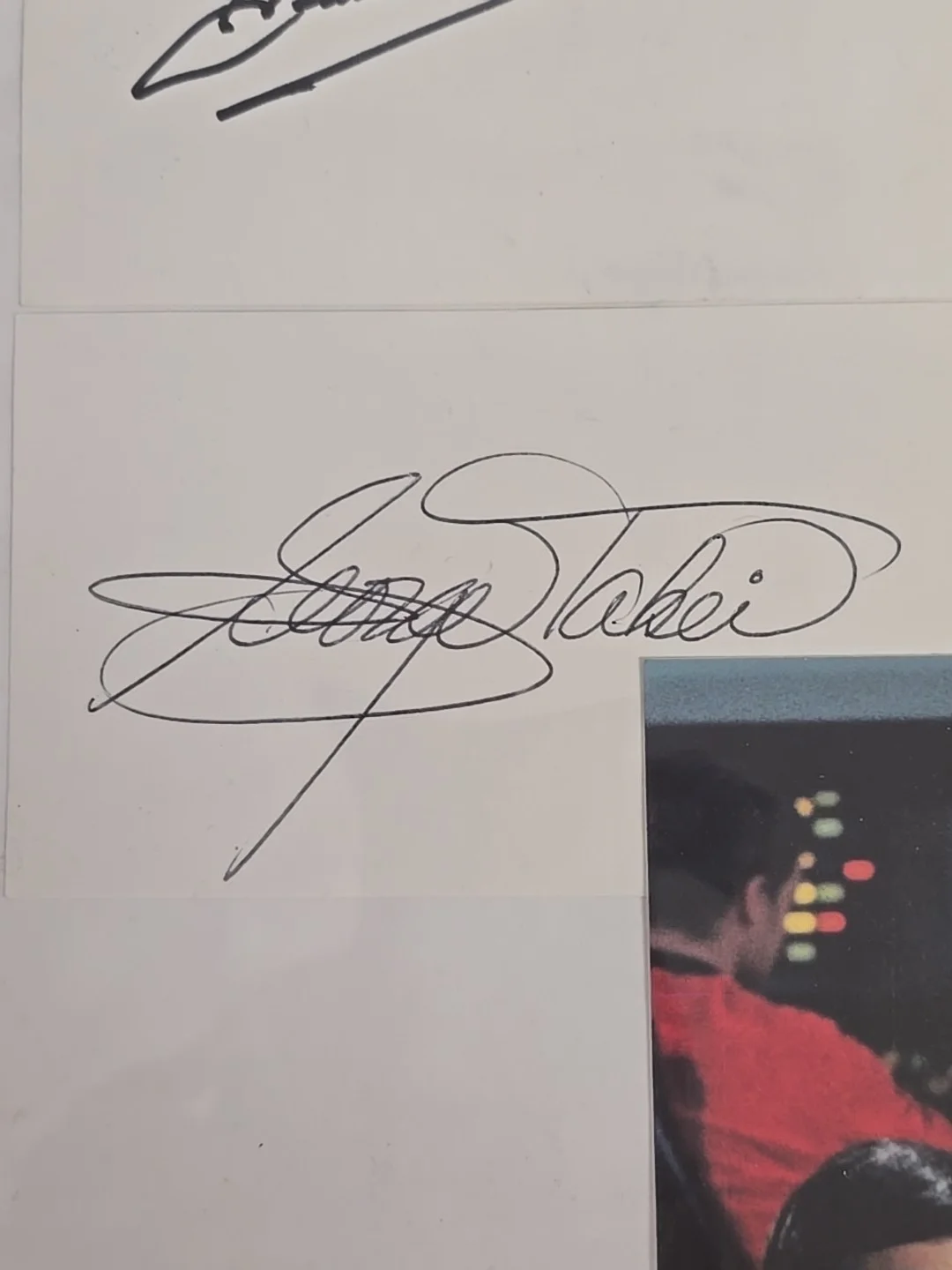 Authentic Star Trek Hand Signed Autographs George Takei James Doohan Walter..., image 2