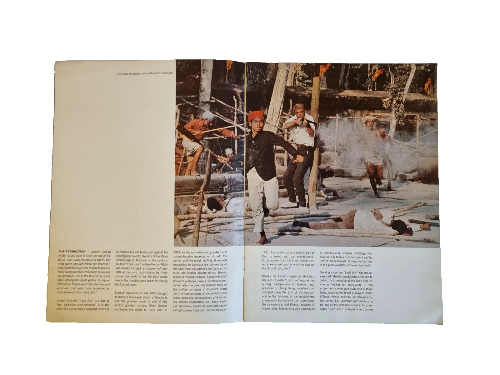 Lord Jim - Peter O'Toole James Mason Jack Hawkins Daliah Lavi -Cinema Programme, изображение 3