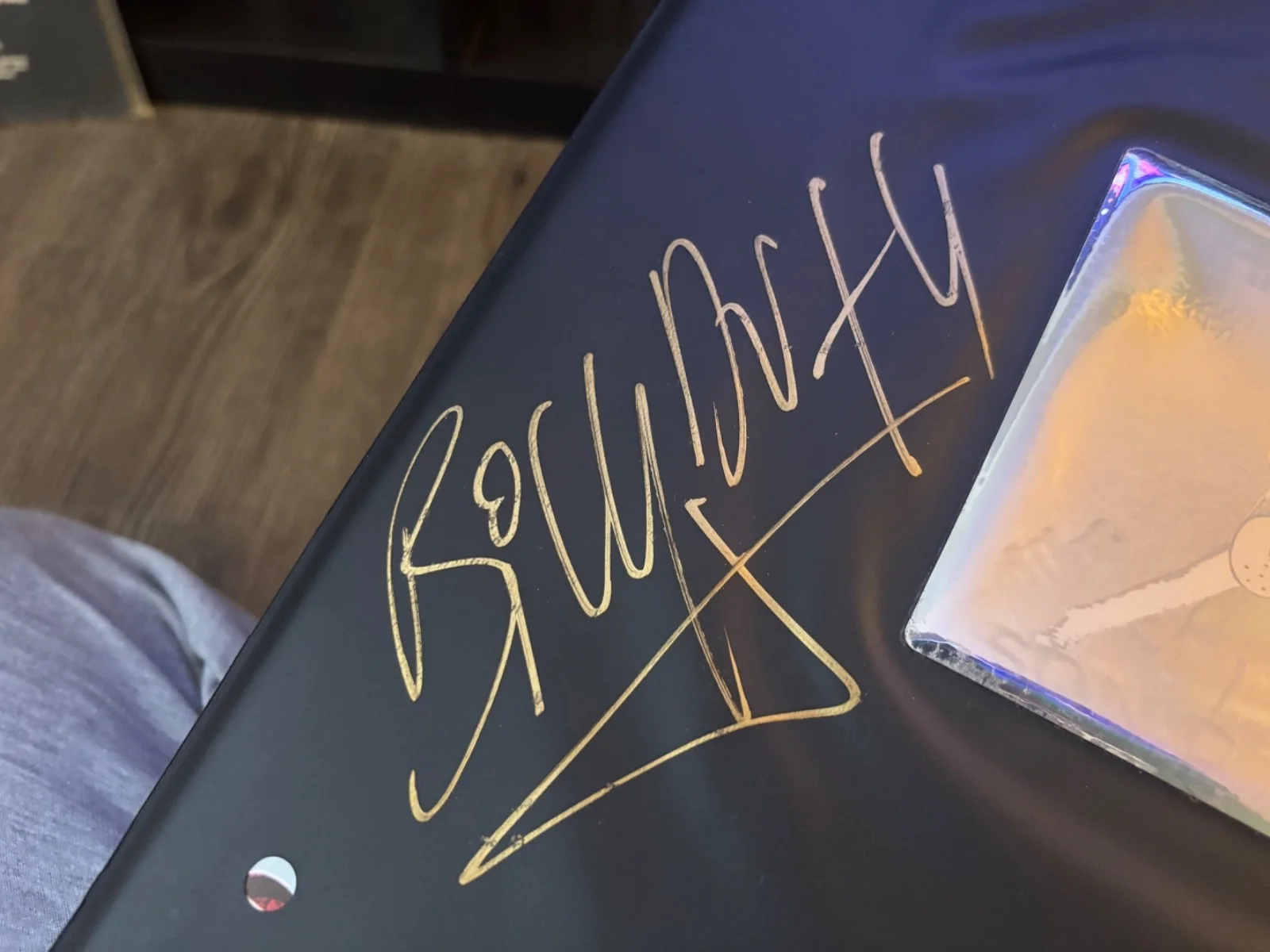 THE CULT SIGNED AUTOGRAPHED SONIC TEMPLE *EXTREMELY RARE BLACK COVER IAN & BILLY, image 2