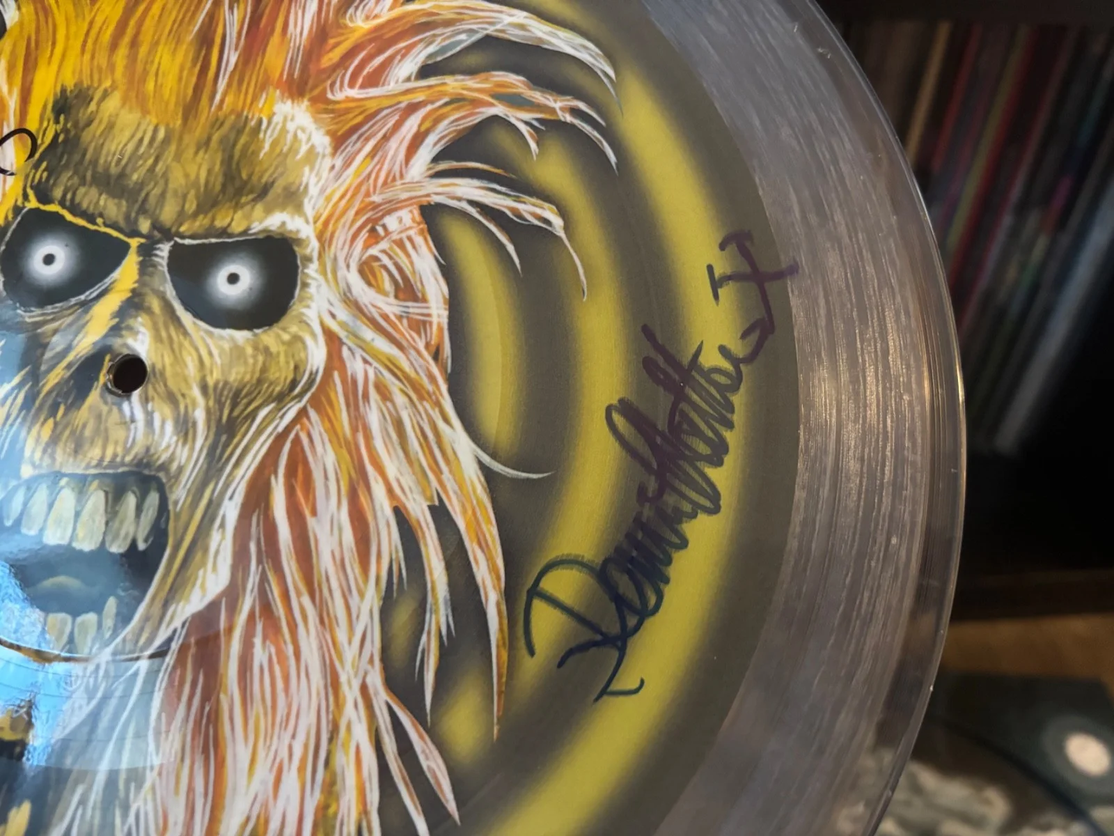 IRON SIGNED AUTOGRAPHED LP VINYL RARE PIC DISC *COMPLETE* X4 PAUL D'IANNO STEVE, изображение 4