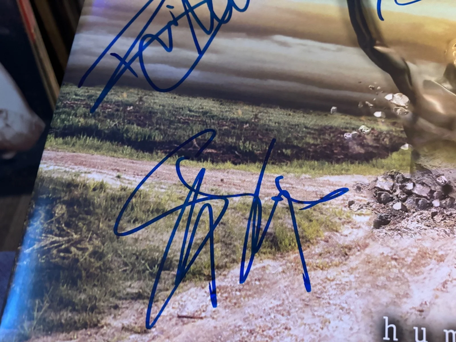 CREED SIGNED AUTOGRAPHED LP VINYL RARE HUMAN CLAY X3 TREMONTI MARSHALL SCOTT, image 5