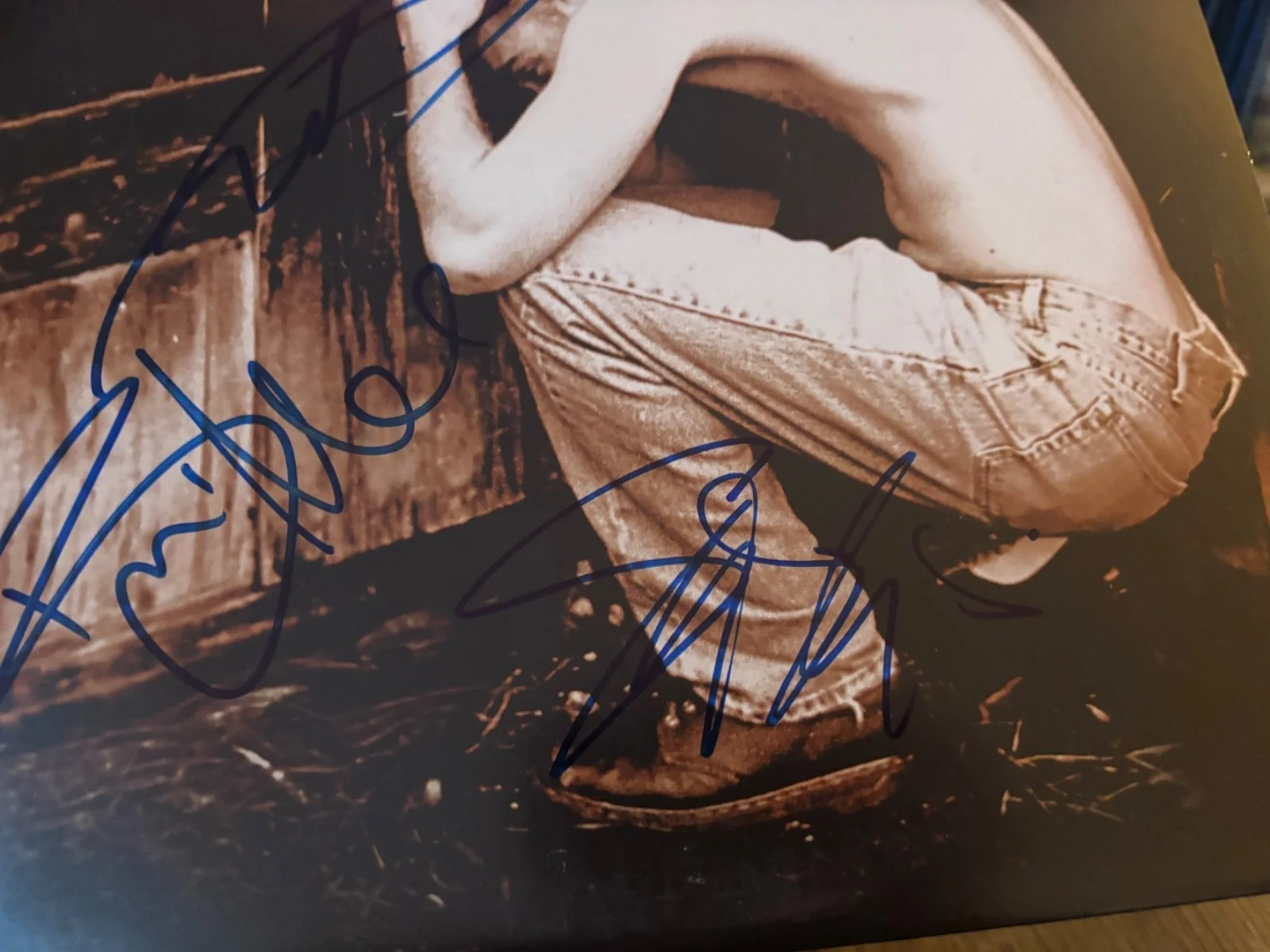 CREED SIGNED AUTOGRAPHED LP VINYL RARE X3 MY OWN PRISON MARK SCOTT BRIAN METAL, изображение 4