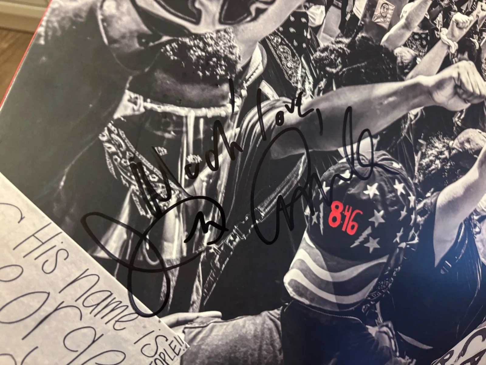 DAVE CHAPELLE SIGNED AUTOGRAPHED LP VINYL "MUCH LOVE" INSCRIPTION RARE! 8:46, image 2