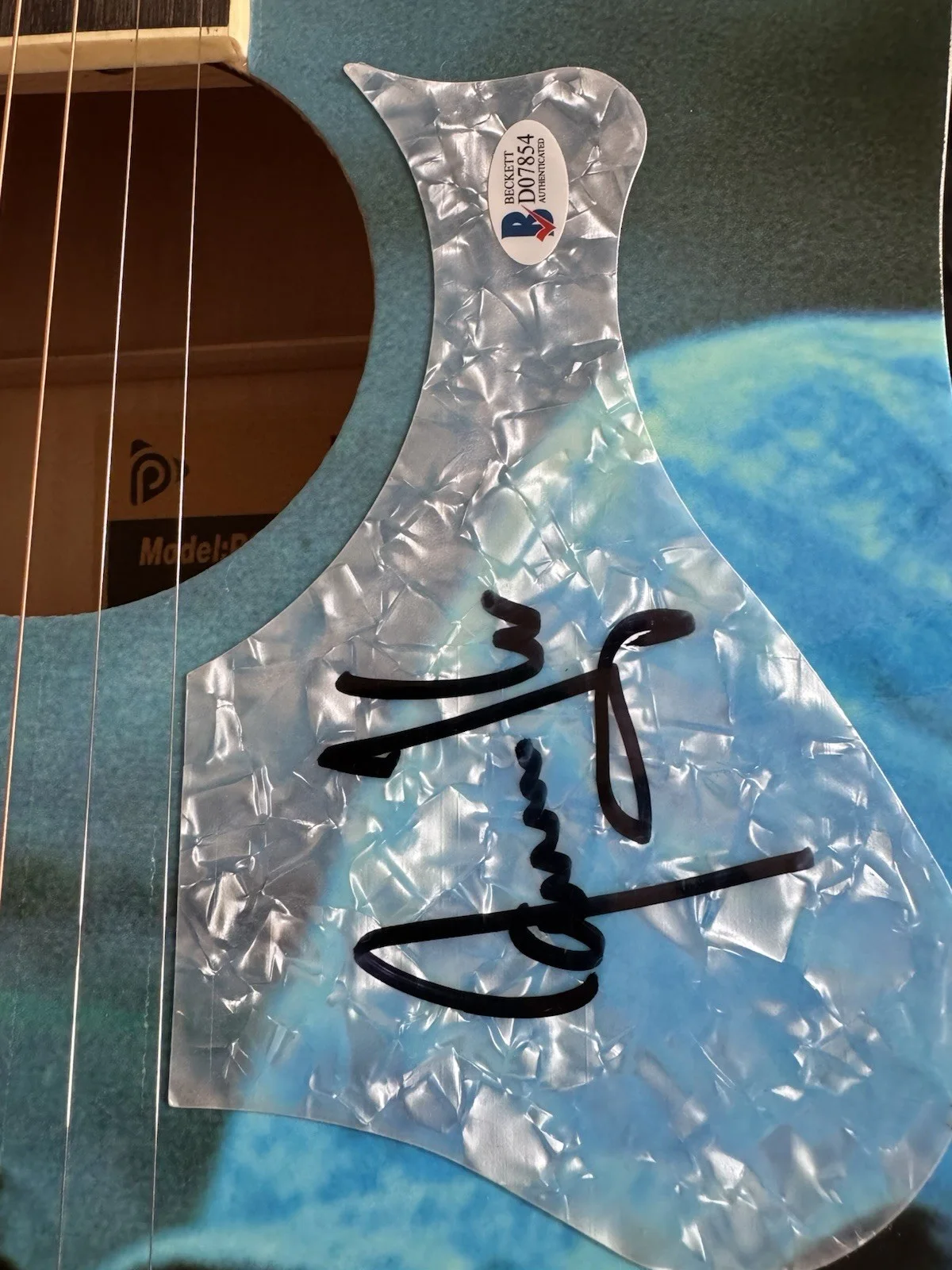 JAMES TAYLOR Signed Guitar Custom Graphics Beckett COA SWEET BABY JAMES, изображение 2