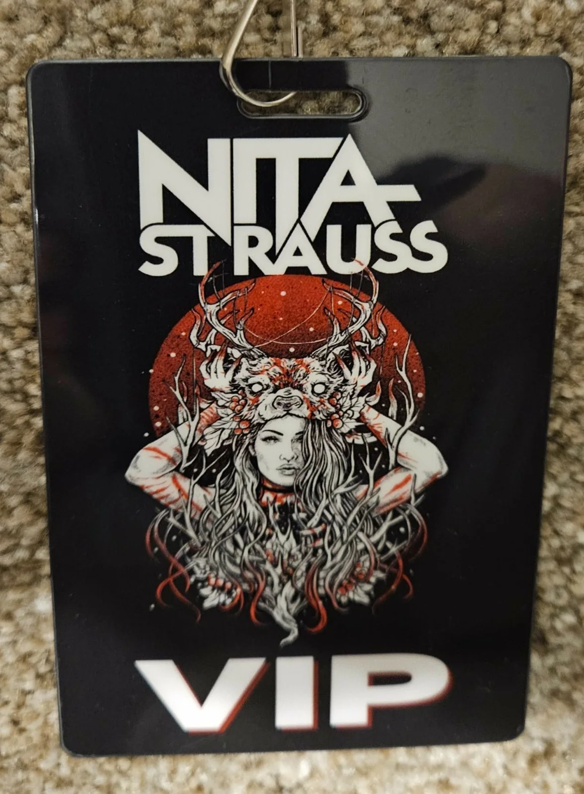 Nita Strauss Ibanez Signature Auto JIVAJR - Deep Sea Blonde JSA COA, изображение 3