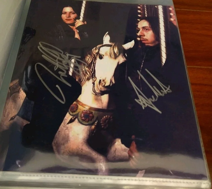Lacuna Coil Signed 8x10 Band Cristina Scabbia Andrea Ferro, image 3
