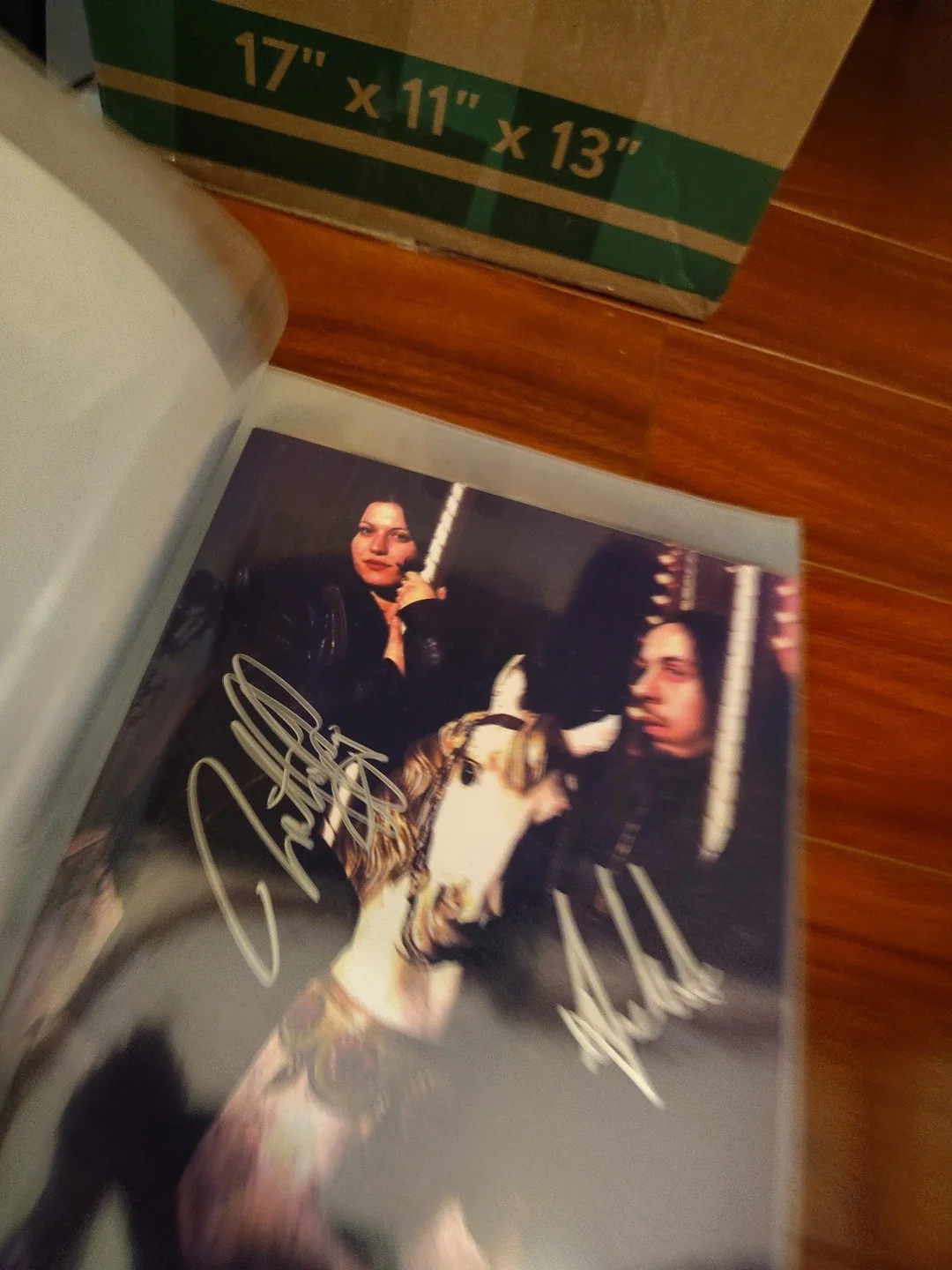 Lacuna Coil Signed 8x10 Band Cristina Scabbia Andrea Ferro, image 4