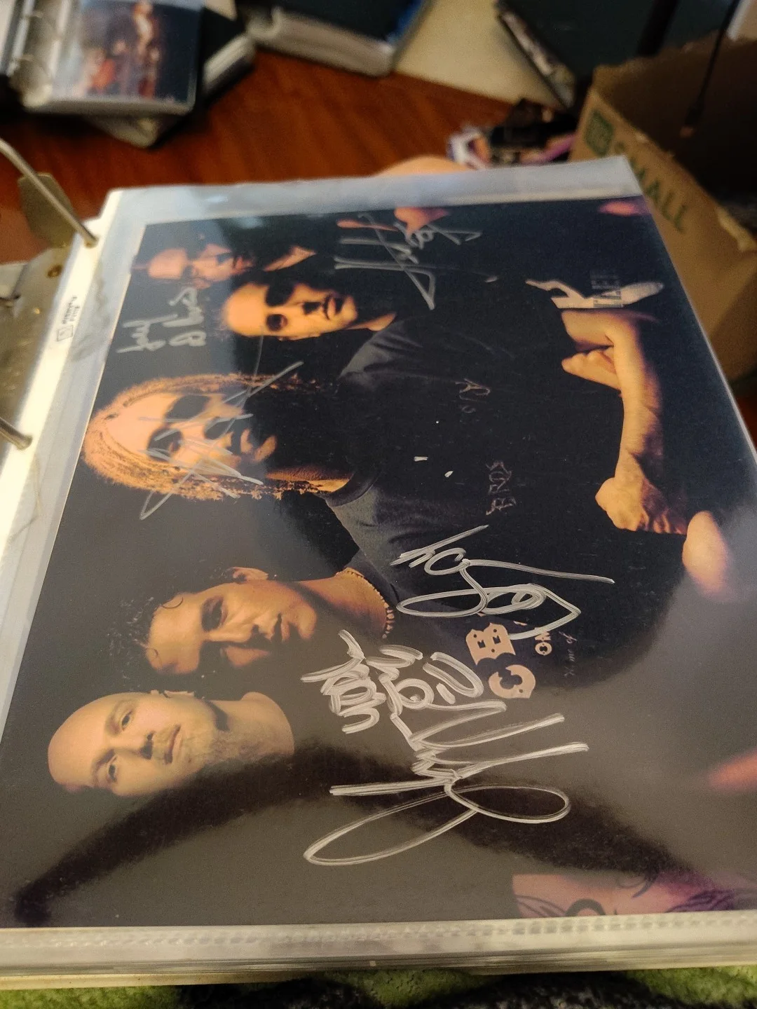 40 Below Summer Signed 8x10 Metal Band, image 3