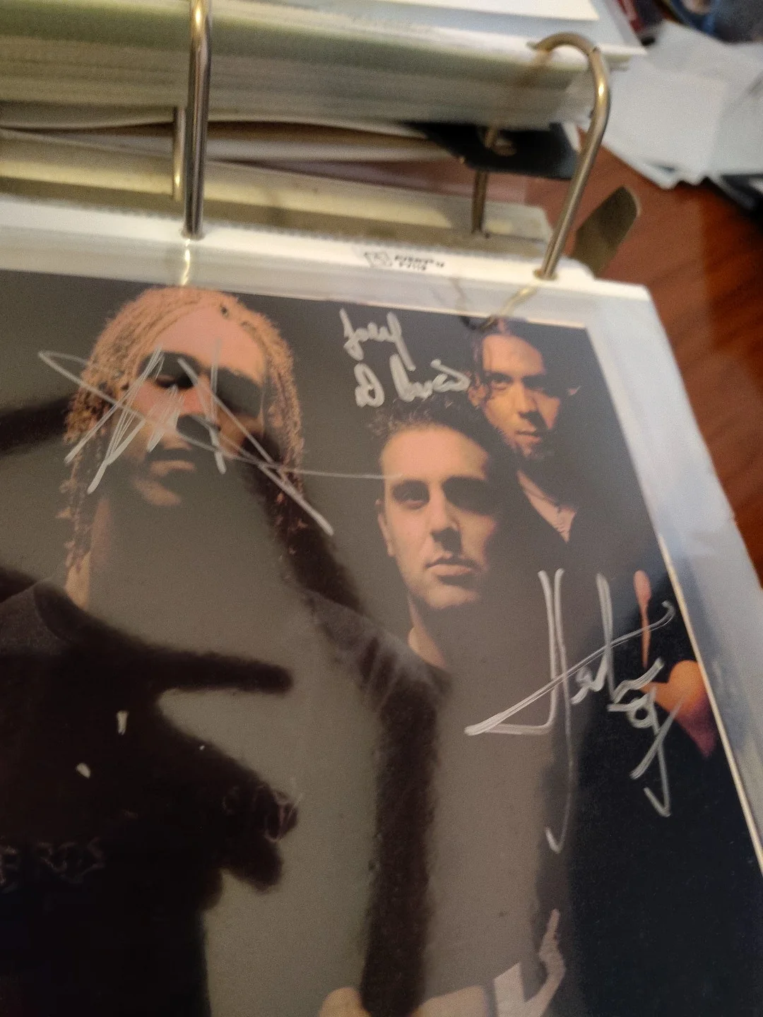 40 Below Summer Signed 8x10 Metal Band, image 4