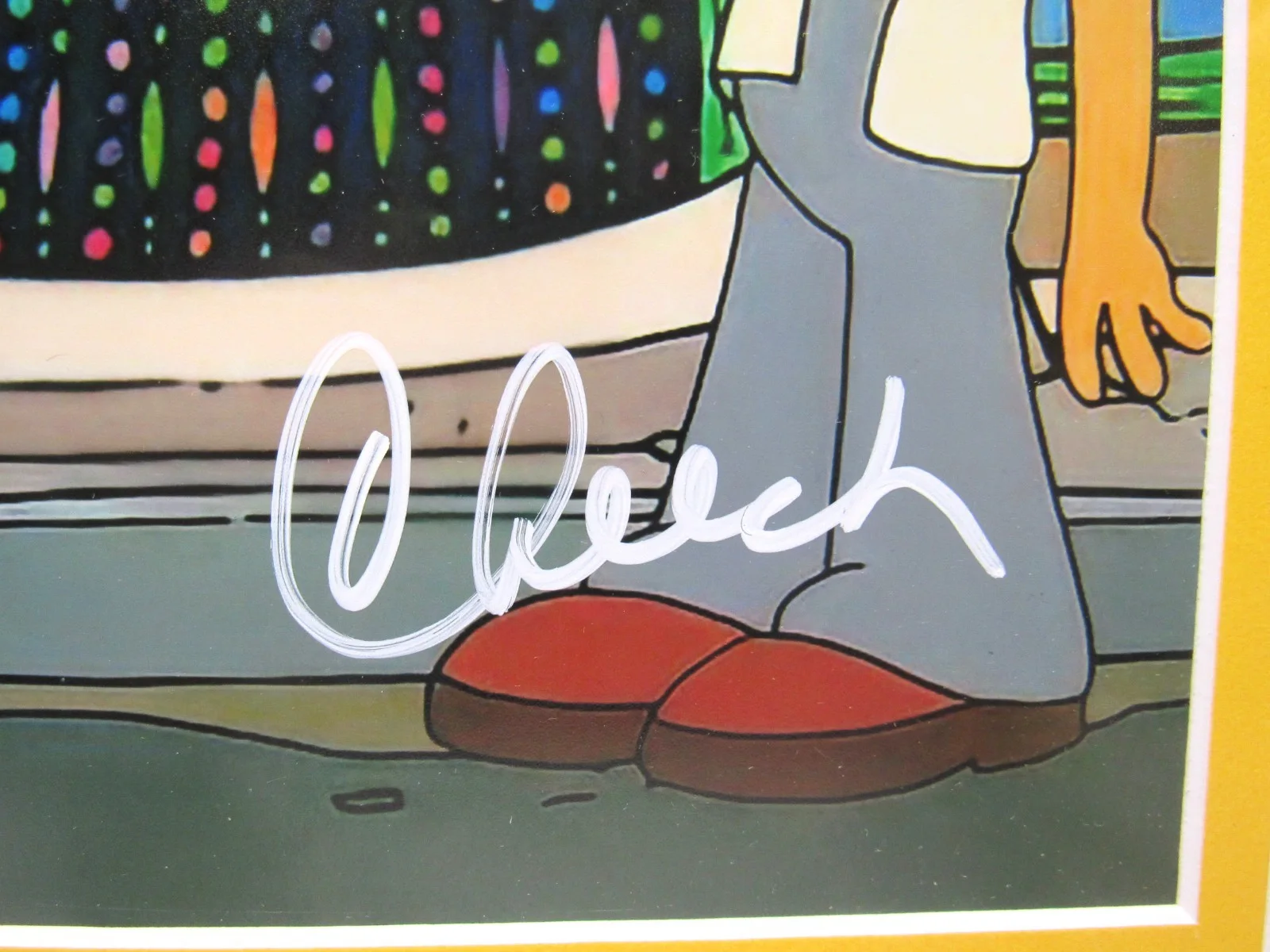 cheech — The Simpsons CHEECH'S HEAD SHOP Signed by CHEECH MARIN with JSA COA 14x16 Framed, изображение 2