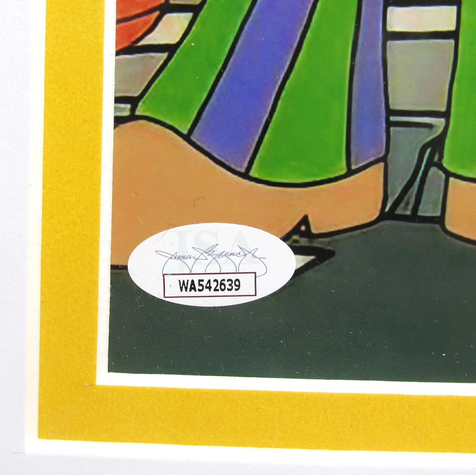 cheech — The Simpsons CHEECH'S HEAD SHOP Signed by CHEECH MARIN with JSA COA 14x16 Framed, изображение 3