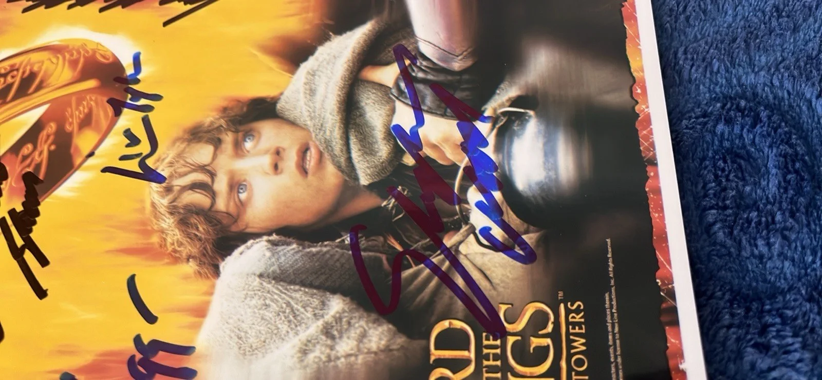 Lord of the Rings: The Two Towers – Cast Signed Photo w/ COA (8 Signatures), изображение 2