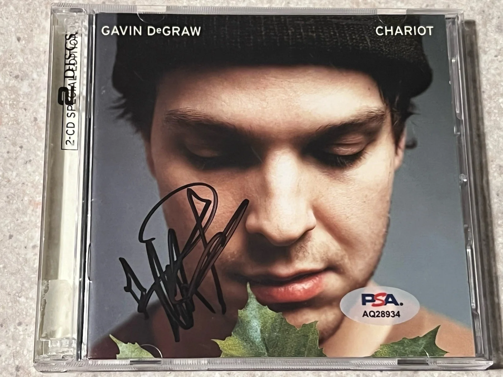Gavin DeGraw Signed CD PSA / DNA COA Chariot Autograph Auto Deluxe Edition 2 Dis, изображение 2
