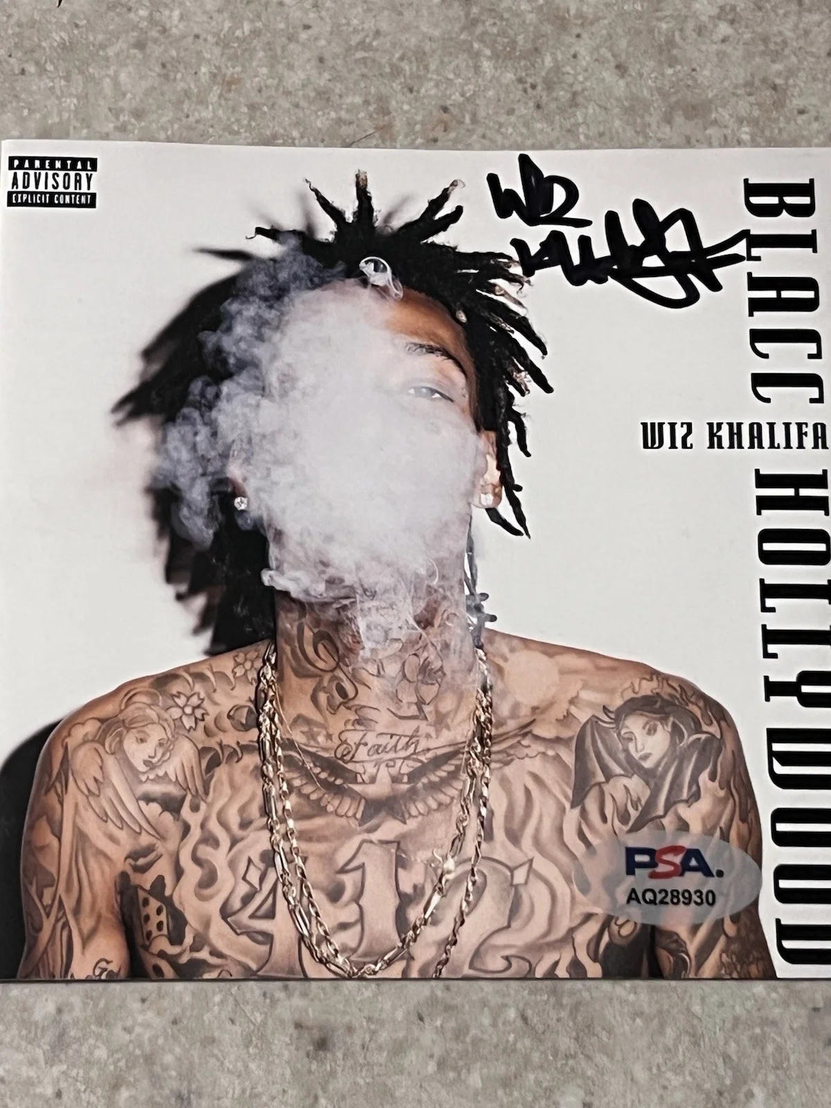 Wiz Khalifa Signed CD PSA / DNA COA Black Hollywood Autograph Auto Hip Hop Rap, изображение 2