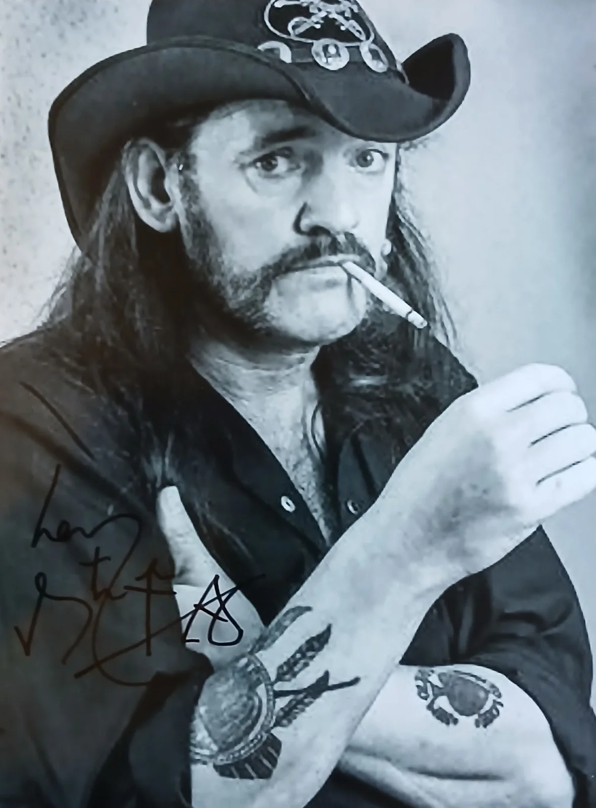 Lemmy Kilmister Motorhead, Signed Autographed 8x6 Photo, изображение 3