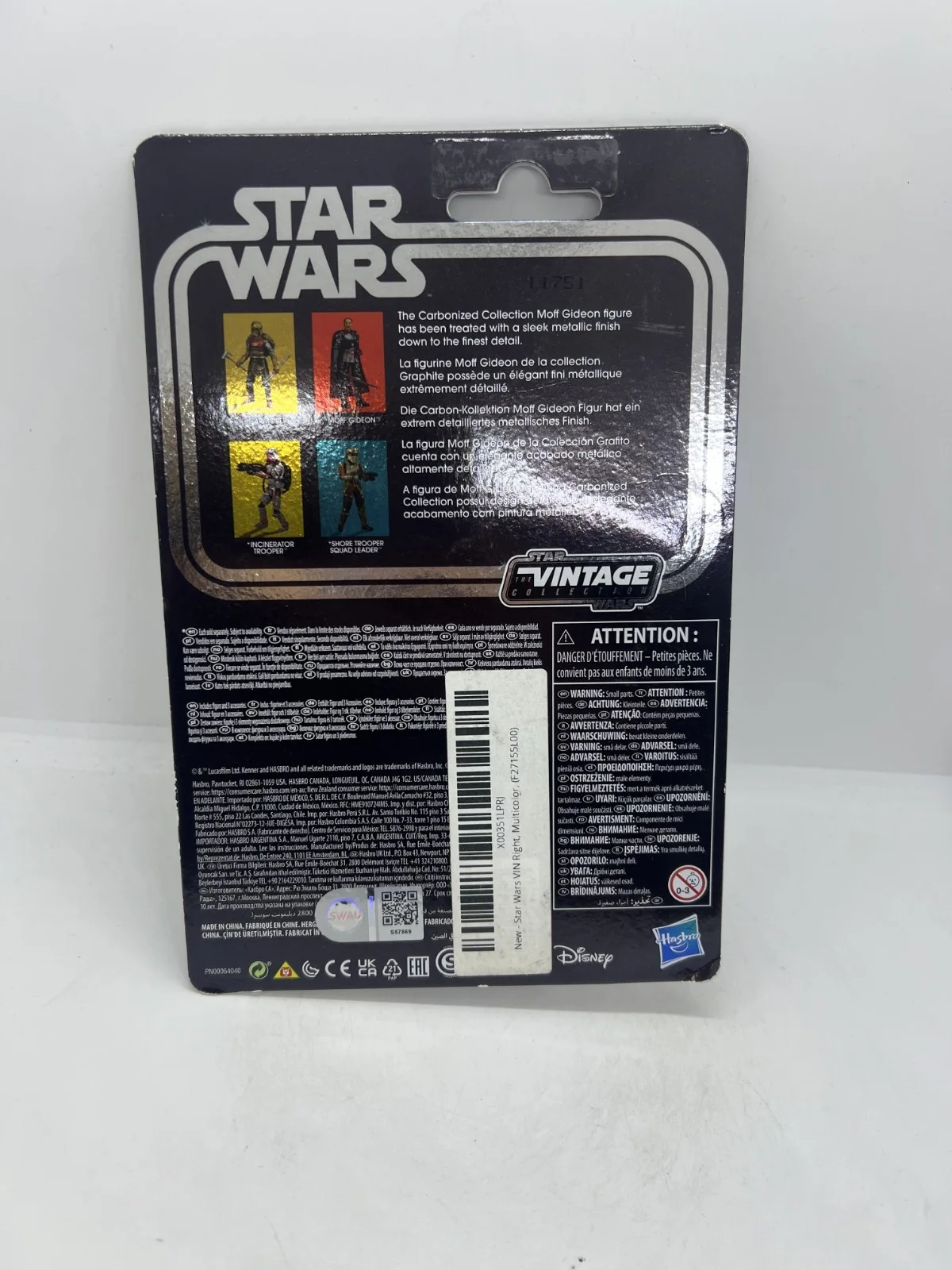 Giancarlo Esposito — Giancarlo Esposito SIGNED The Mandalorian Moff Gideon Kenner Action Figure SWAU, изображение 2