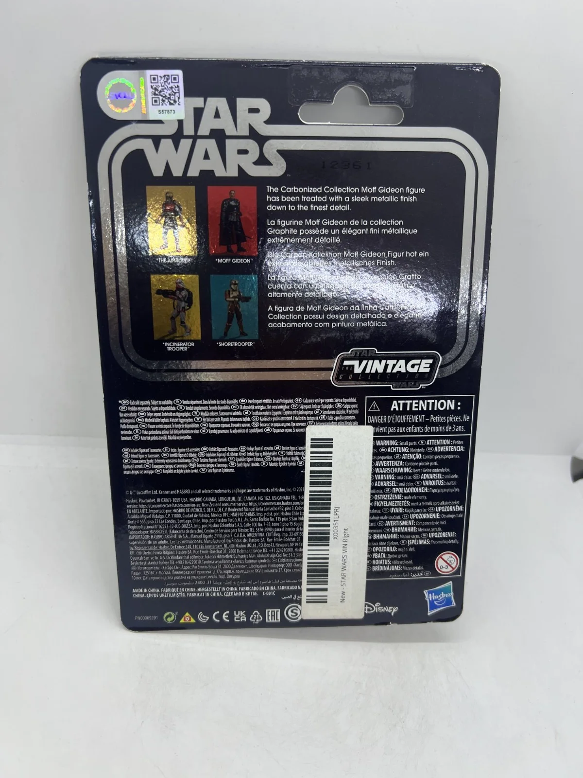Giancarlo Esposito — Giancarlo Esposito SIGNED The Mandalorian Moff Gideon Kenner Action Figure SWAU, изображение 2