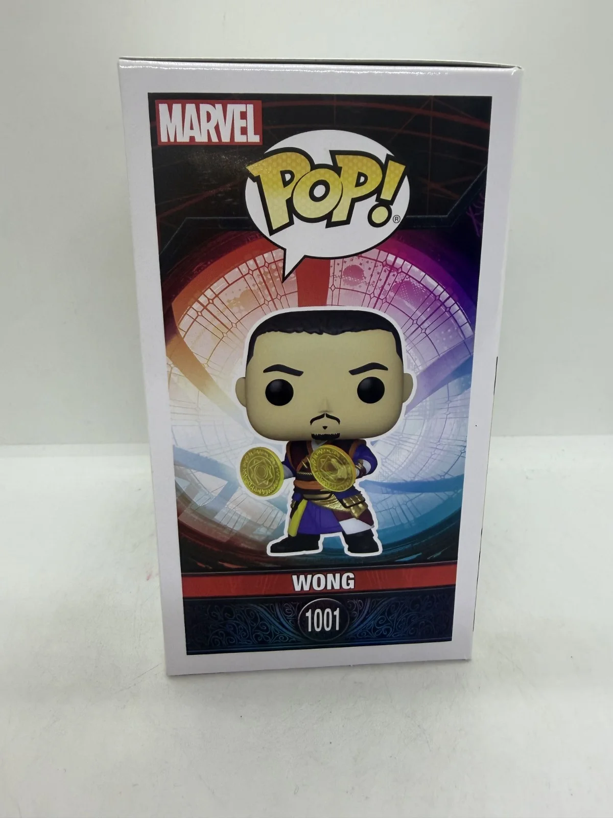 benedict wong — Benedict Wong Signed Dr. Strange Multiverse Of Madness FUNKO POP #1001 SWAU, изображение 3