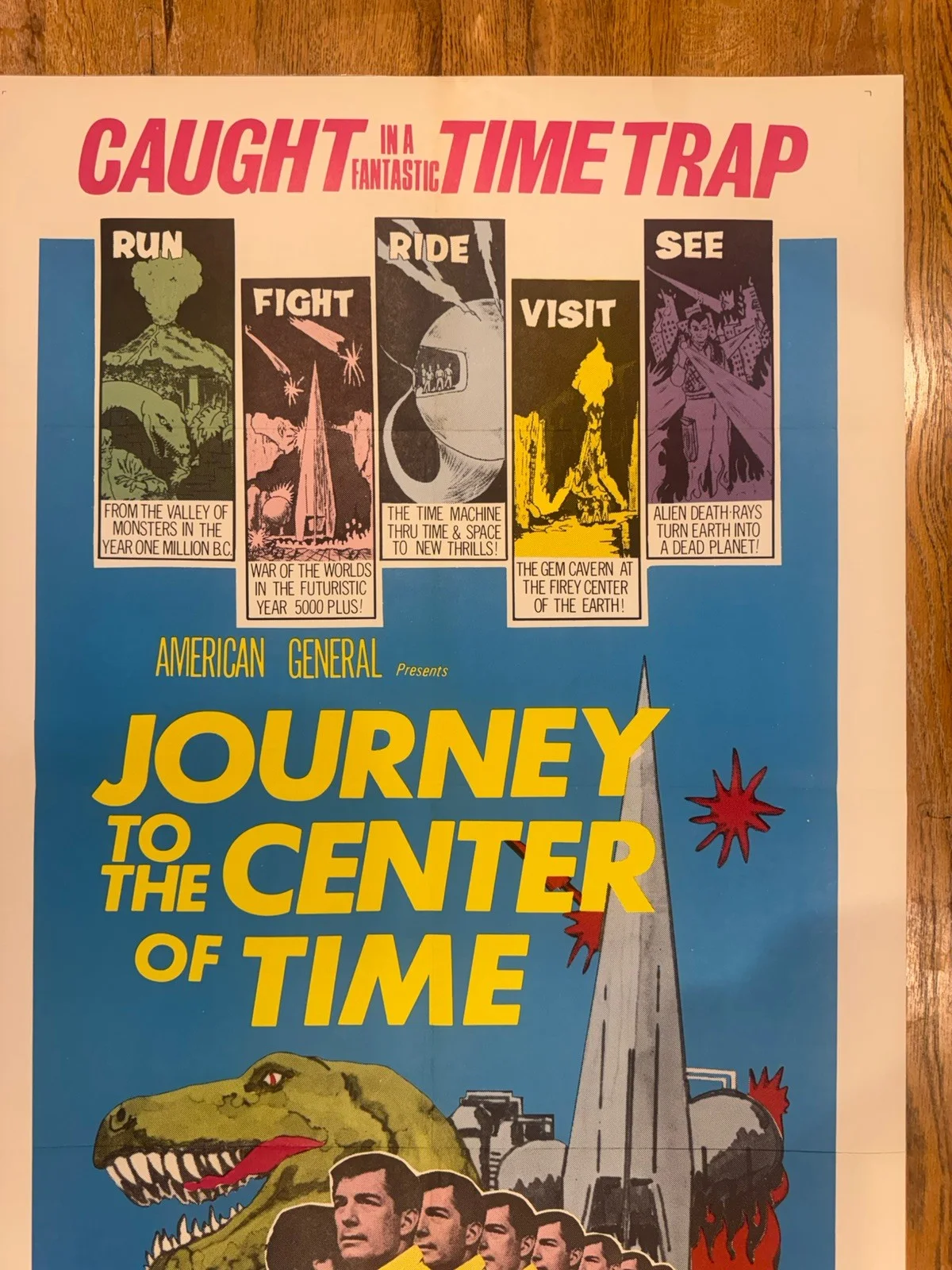 Journey To The Centre Of Time 1967 Original 27x41" US One Sheet MoviePoster Rare, изображение 2