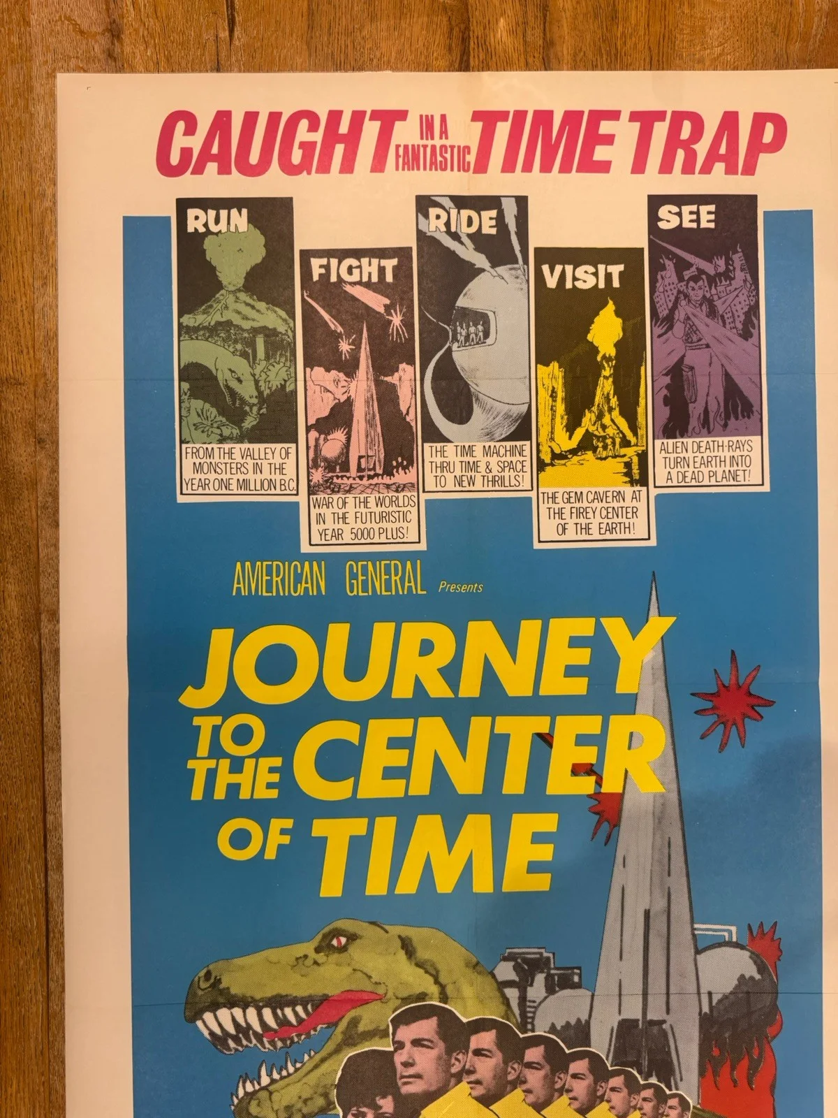 Journey To The Centre Of Time 1967 Original 27x41" US One Sheet MoviePoster Rare, изображение 4