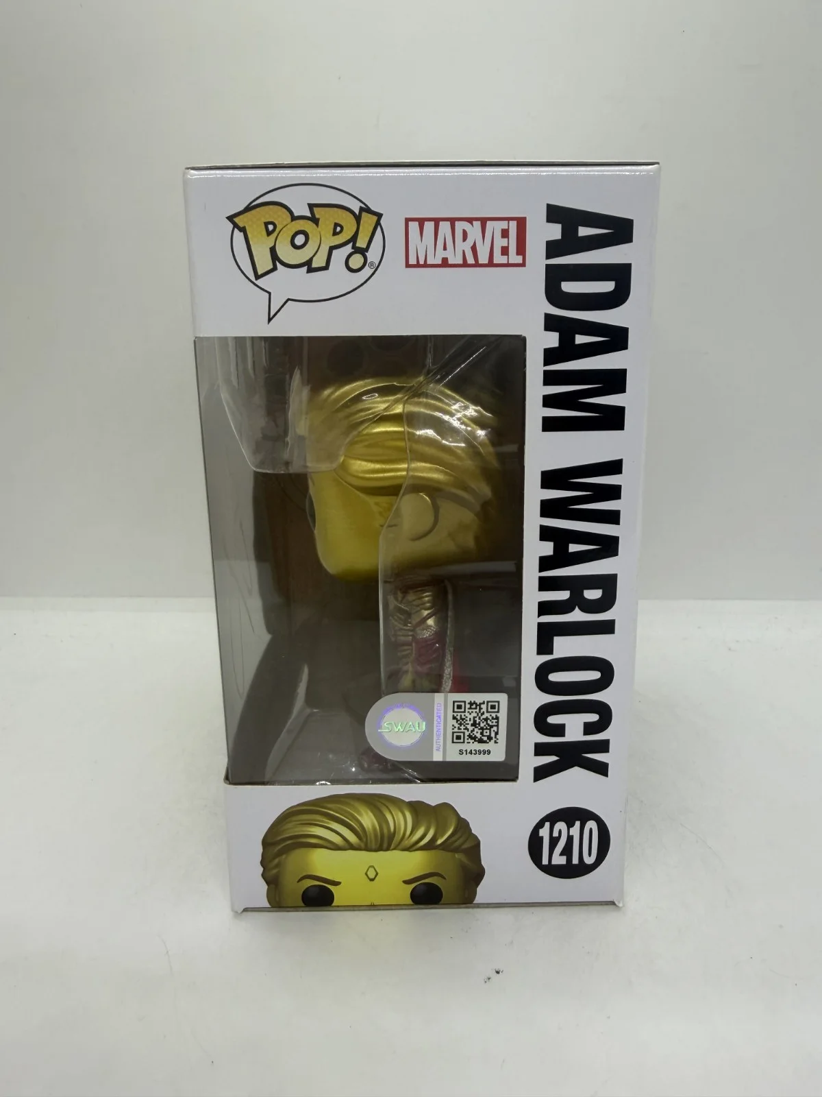 will poulter — Will Poulter Signed Guardians Of Galaxy Vol 3 Adam Warlock FUNKO POP #1210 SWAU, изображение 2