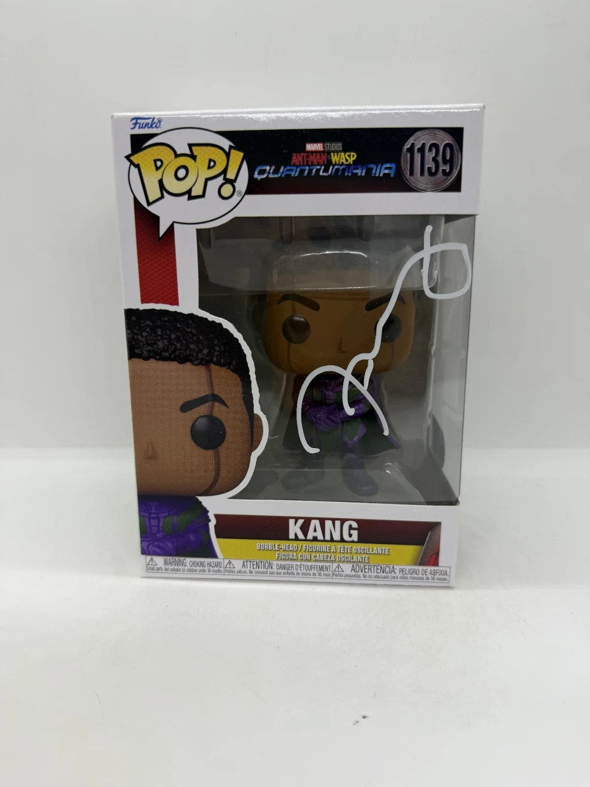jonathan majors — Jonathan Majors Signed Ant-Man & The Wasp Quantumania Kang Funko Pop #1139 SWAU