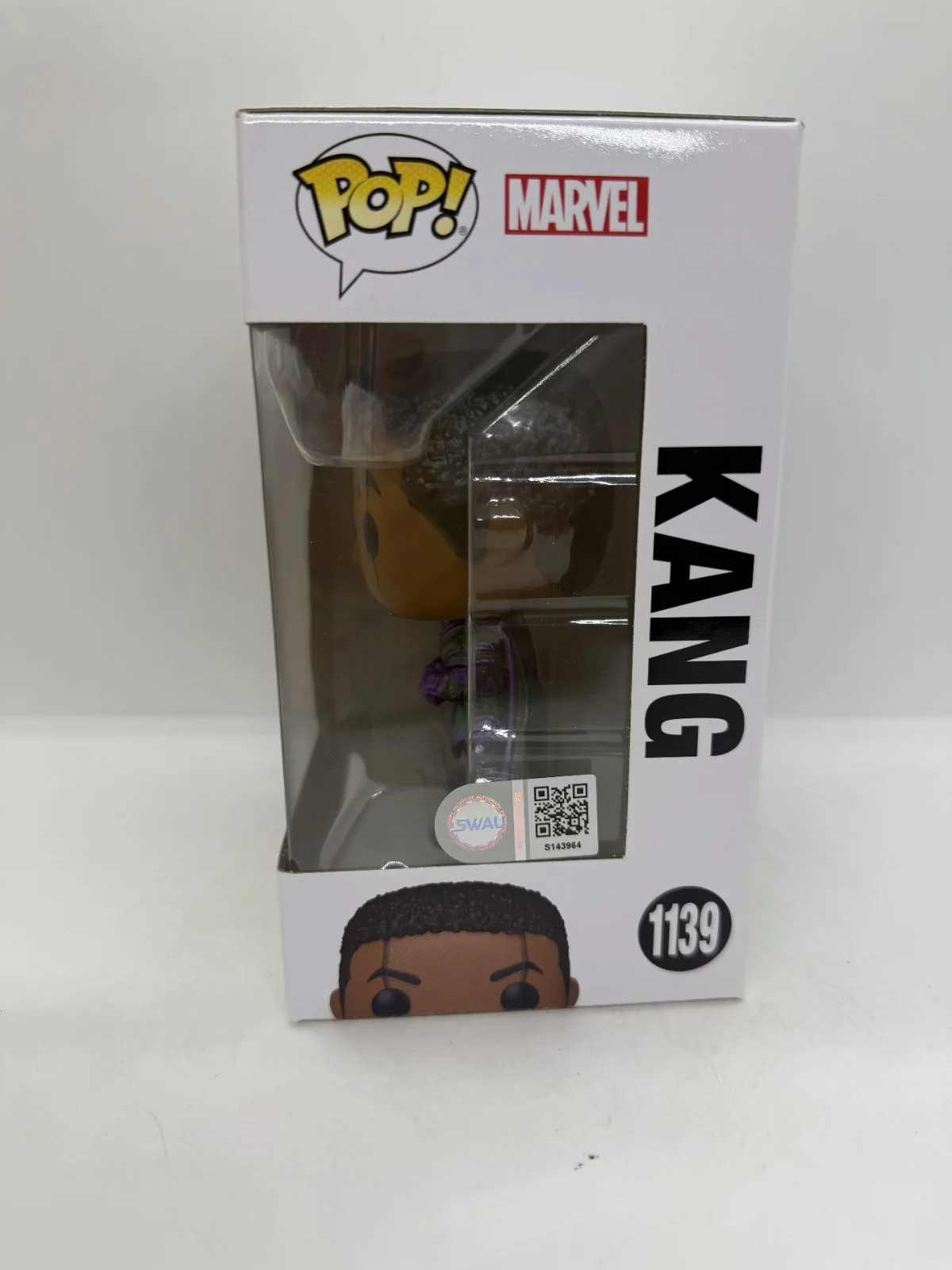 jonathan majors — Jonathan Majors Signed Ant-Man & The Wasp Quantumania Kang Funko Pop #1139 SWAU, image 2